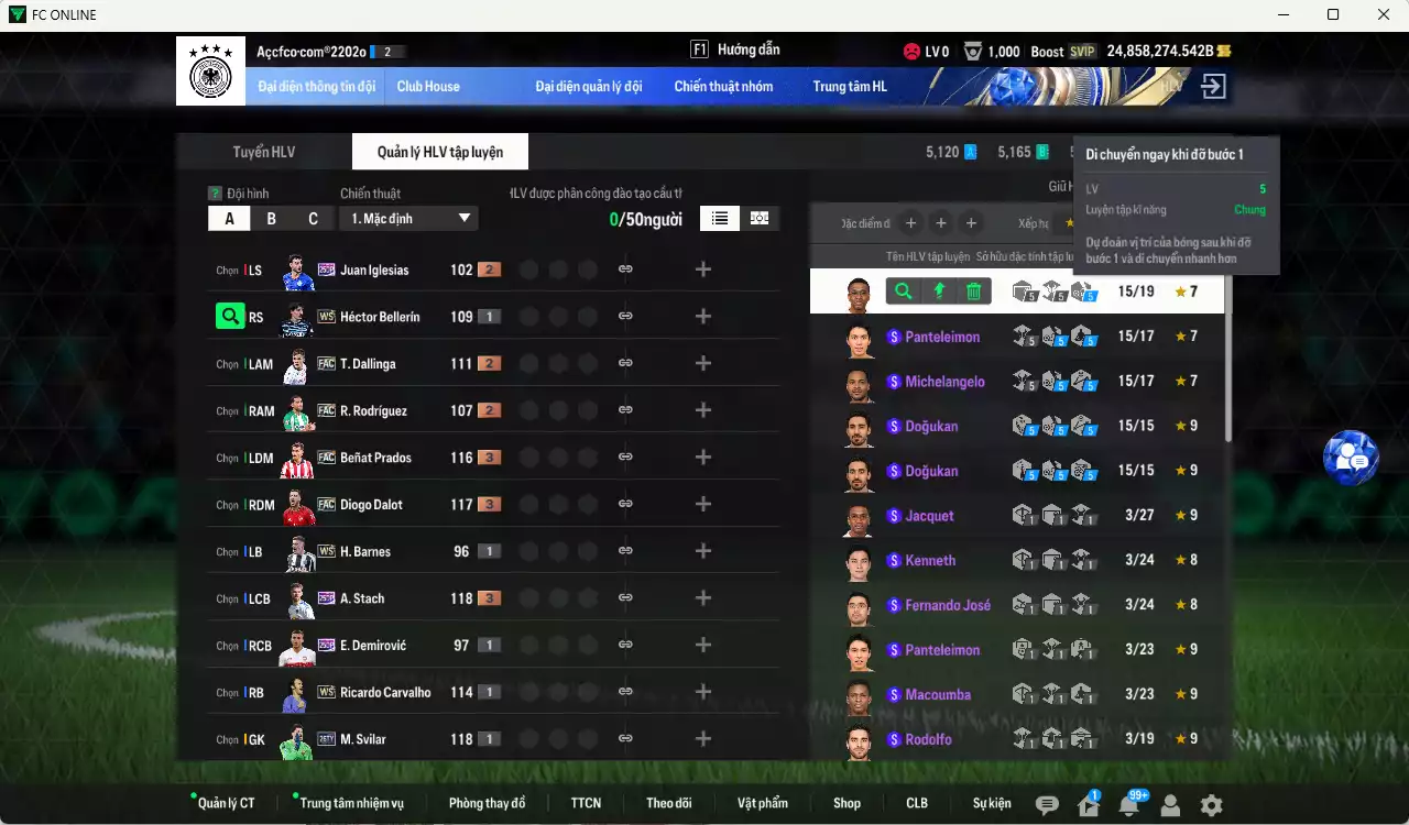 Ảnh [TOP TỶ PHÚ BP] ACC 24.858.274b trắng, có thẻ đổi tên, còn CP GIẢM THUẾ. HLV tạm, VIP BK Tháng 3