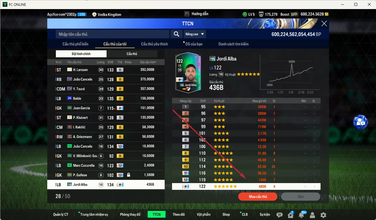 Ảnh [Hạng 698, Chưa nạp x8 FC Tết🐎] Barcelona 39.619.910b dư 600kb có Henry ITM+6, Eto ITM+6, Figo ITM+5, Thuram ITM+5,Touré ITM+6, Blanc ITM+6, Petit ITM+6, Larsson ITM+6, Pedri 26TY, Ronaldinho ITM+5... vs nhiều ct fix BP. Full miniface, HLV Xịn, đã full đào tạo chiến thuật vs chỉ số ct. VIP KC Tháng 3, BK Tháng 2