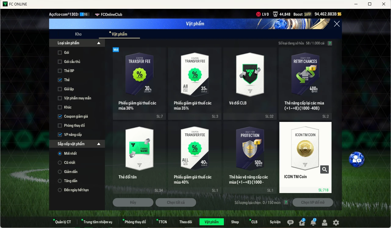 Ảnh Barcelona mix full ITM+5 23.999.530b có Henry, Eto, Thuram, Vieira, Xavi, Pirlo, Ronaldinho, Touré, Zambrotta+6, Rivaldo, Blanc, Puyol, Hagi, Koeman, Lineker, M. Laudrup, Petit vs nhiều ct fix BP. HLV Xịn, đã full đào tạo chỉ số cầu thủ. VIP KC Tháng 2, BK Tháng 3