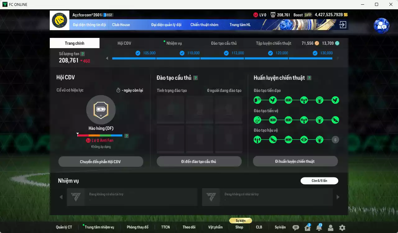 Ảnh ACC 4427525b trắng, có thẻ đổi tên, full miniface. HLV Siêu Xịn, đã full đào tạo chiến thuật