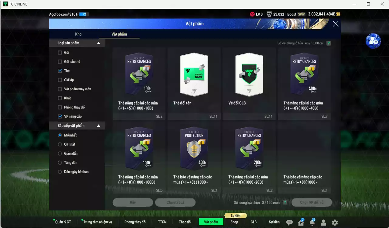 Ảnh ACC 3032041b trắng, có thẻ đổi tên. HLV Xịn