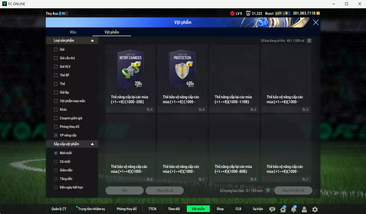 Ảnh ACC 301983b trắng, có thẻ đổi tên, còn nhiều CP GIẢM THUẾ. HLV Xịn, dư 170k TC