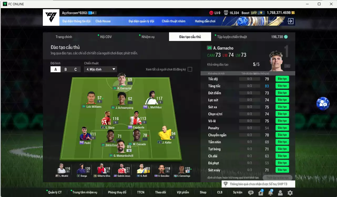 Ảnh ACC 1768371b trắng, có thẻ đổi tên. Dư 190k TC