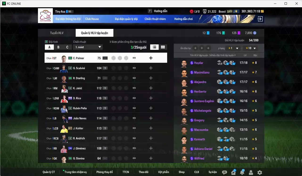 Ảnh ACC 301983b trắng, có thẻ đổi tên, còn nhiều CP GIẢM THUẾ. HLV Xịn, dư 170k TC