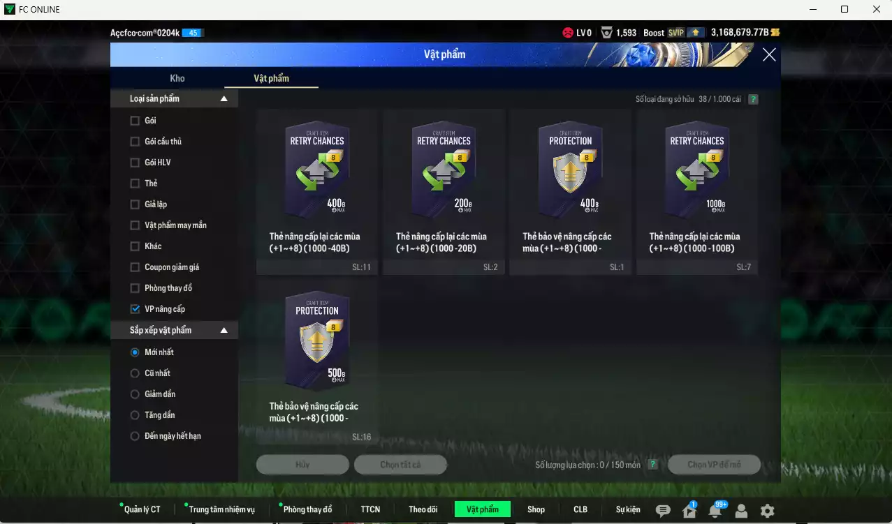 Ảnh ACC 3168679b trắng, có thẻ đổi tên, còn CP GIẢM THUẾ. HLV Xịn