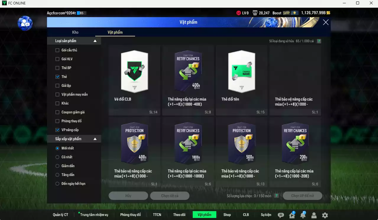 Ảnh ACC 1126797b trắng, có thẻ đổi tên. Dư 210k TC