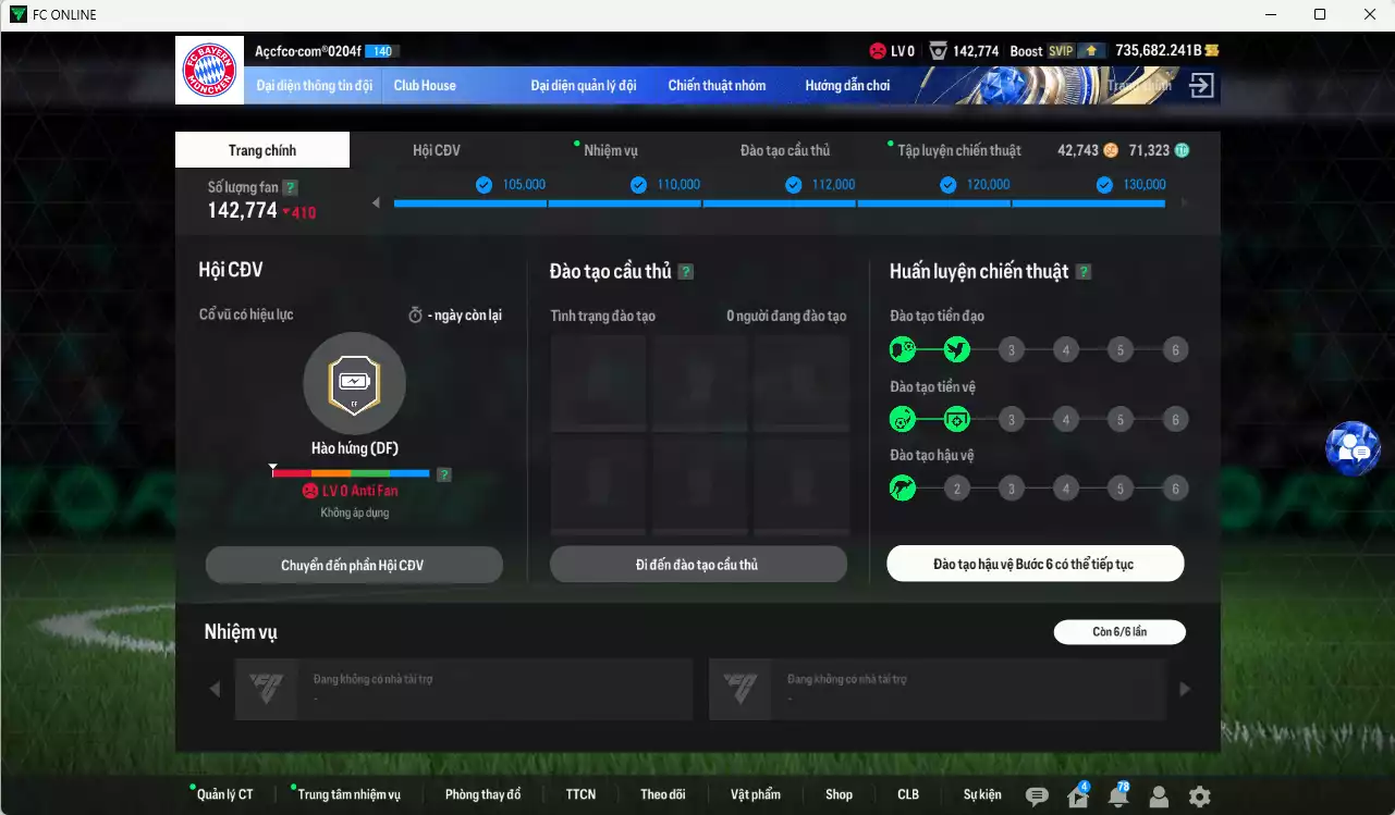 Ảnh ACC 735682b trắng, có thẻ đổi tên. HLV Xịn