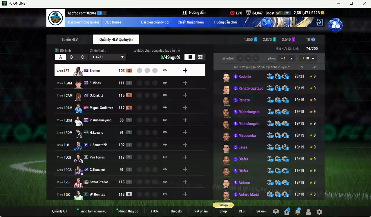 Ảnh ACC 2681471b trắng, có thẻ đổi tên. HLV Xịn