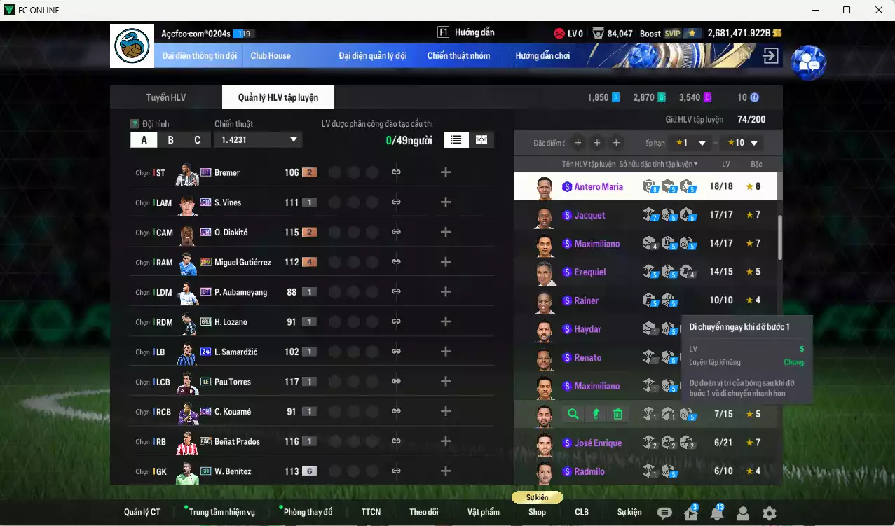 Ảnh ACC 2681471b trắng, có thẻ đổi tên. HLV Xịn