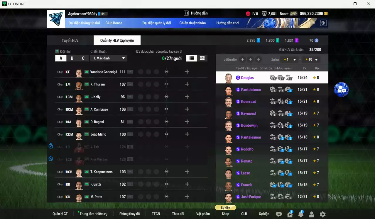 Ảnh ACC 966320b trắng, có thẻ đổi tên. HLV Xịn