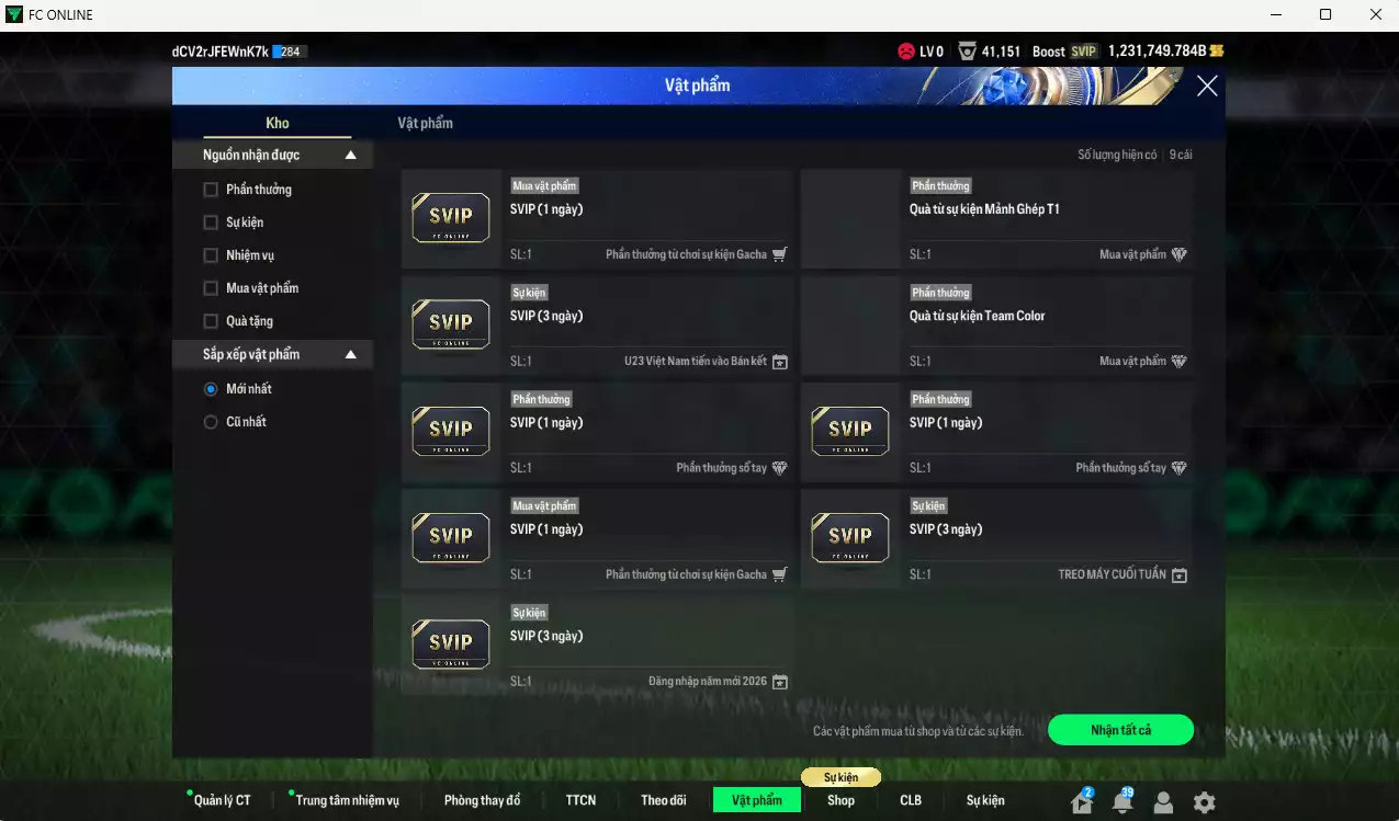 Ảnh ACC 1231749b trắng, có thẻ đổi tên, full miniface, còn CP GIẢM THUẾ. Dư 210k TC