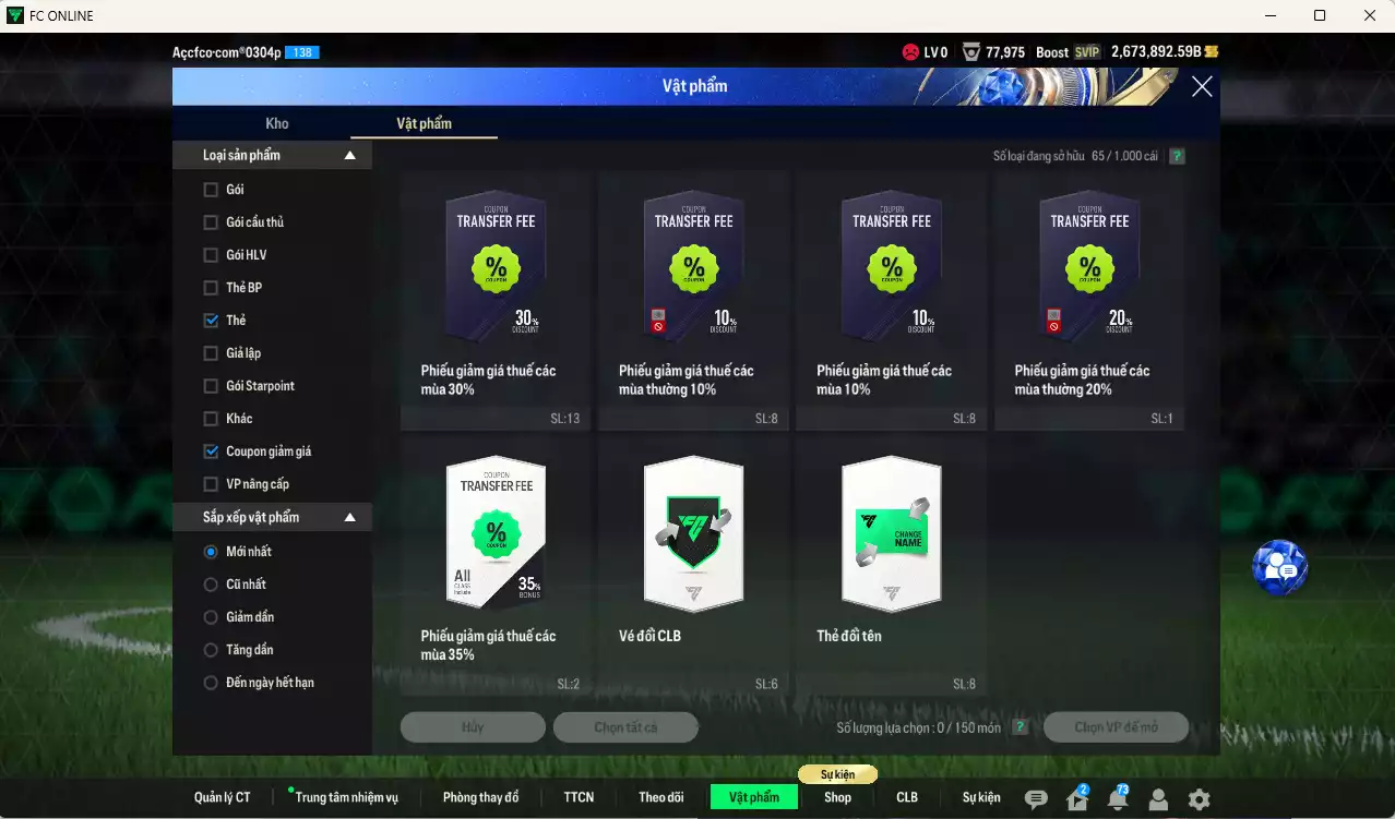 Ảnh [Tặng 200FC] ACC 2673892b trắng, có thẻ đổi tên, full miniface, còn CP GIẢM THUẾ. HLV Xịn, dư 240k TC