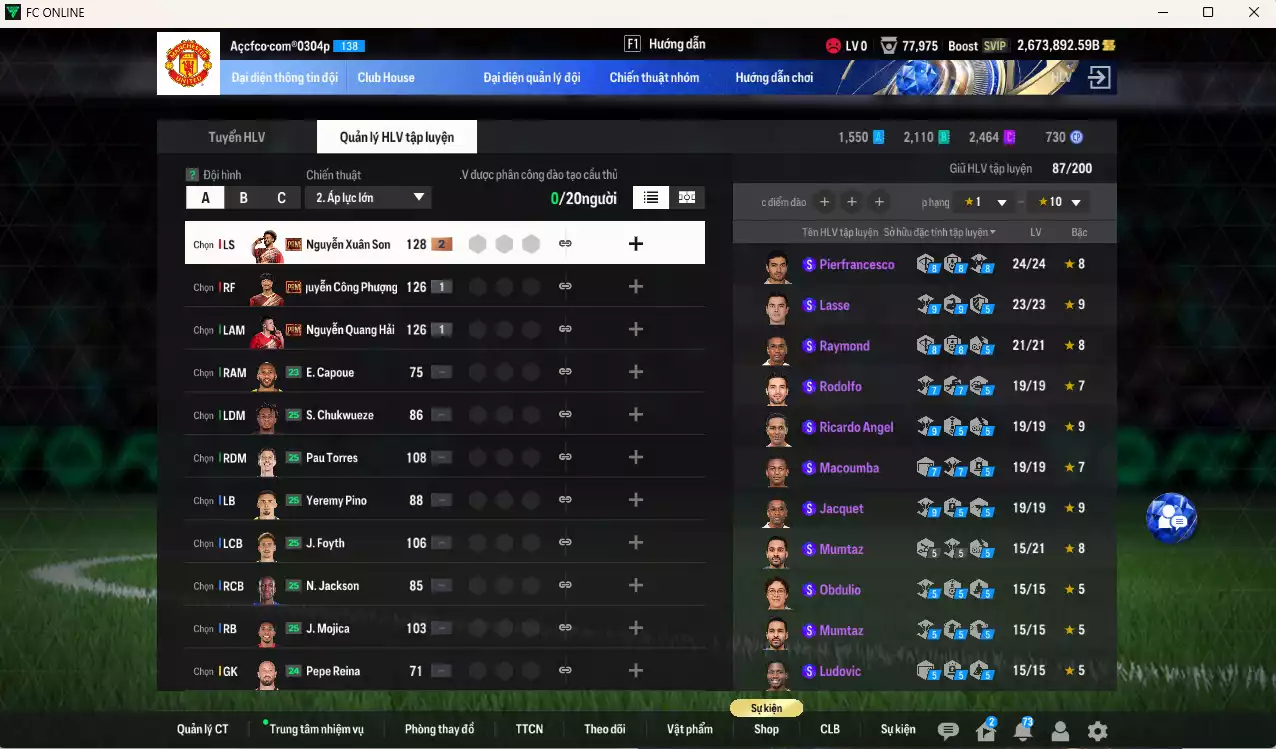 Ảnh [Tặng 200FC] ACC 2673892b trắng, có thẻ đổi tên, full miniface, còn CP GIẢM THUẾ. HLV Xịn, dư 240k TC