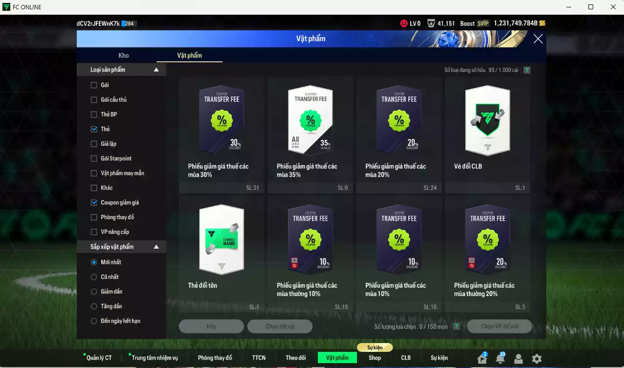 Ảnh ACC 1231749b trắng, có thẻ đổi tên, full miniface, còn CP GIẢM THUẾ. Dư 210k TC