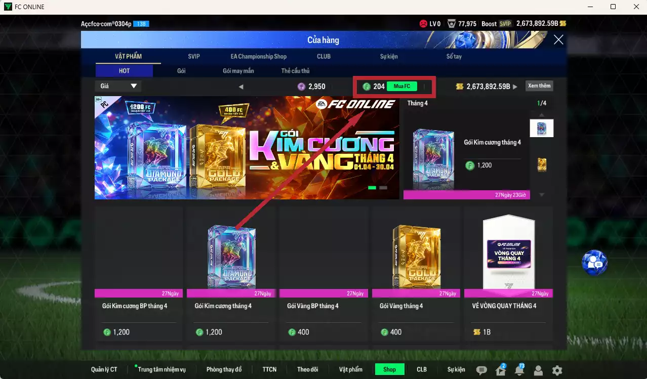 Ảnh [Tặng 200FC] ACC 2673892b trắng, có thẻ đổi tên, full miniface, còn CP GIẢM THUẾ. HLV Xịn, dư 240k TC