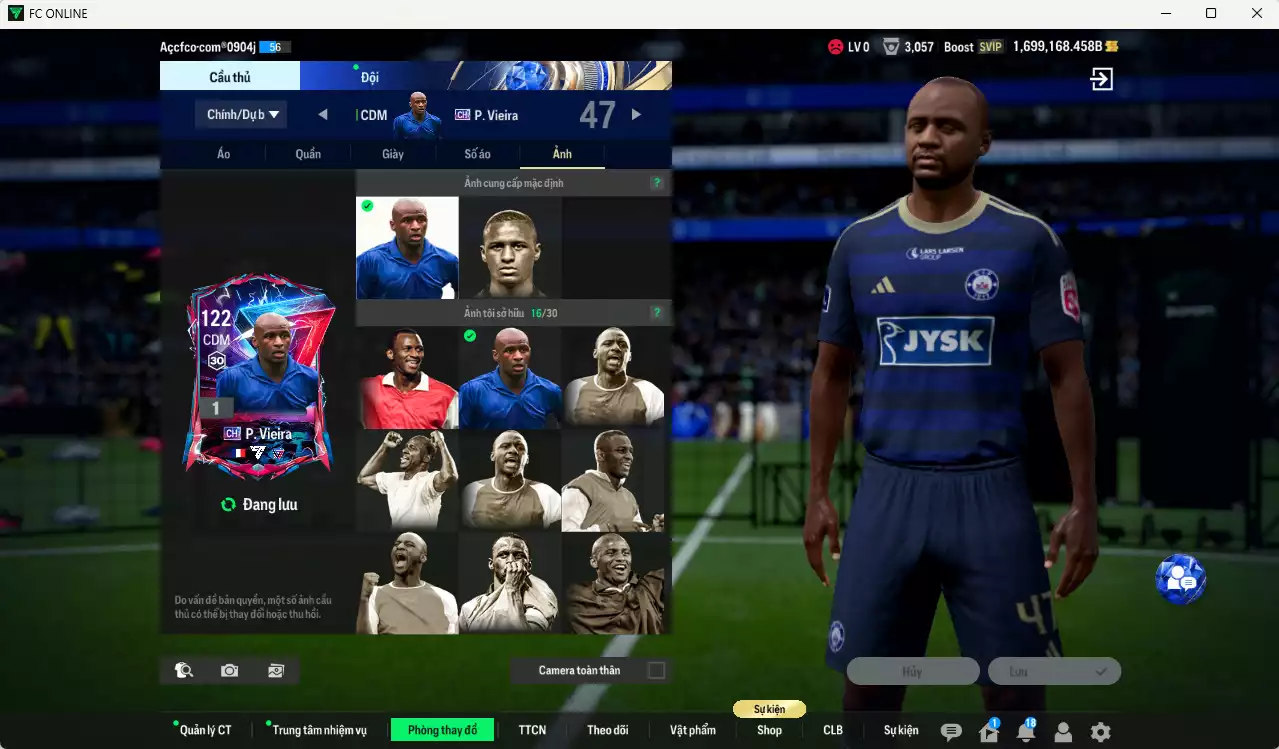 Ảnh Xuân Son PRM, Huỳnh Đức PRM, Công Phượng PRM, Quang Hải PRM vs 1699kb. Full miniface