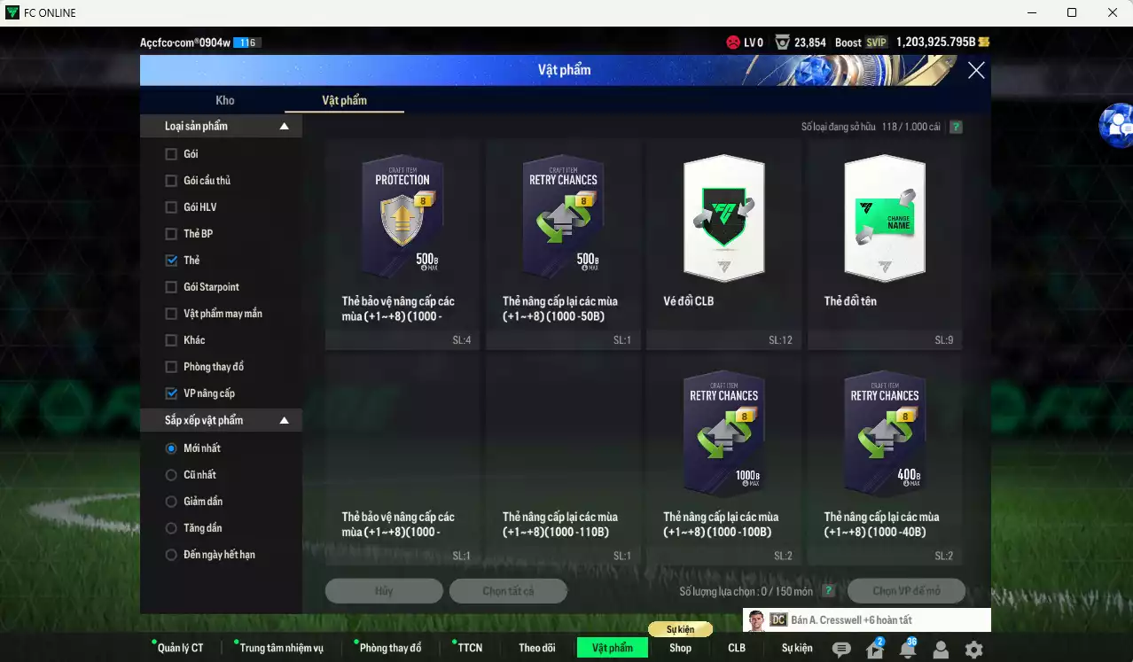 Ảnh ACC 1203925b trắng, có thẻ đổi tên. HLV Xịn, dư 110k TC