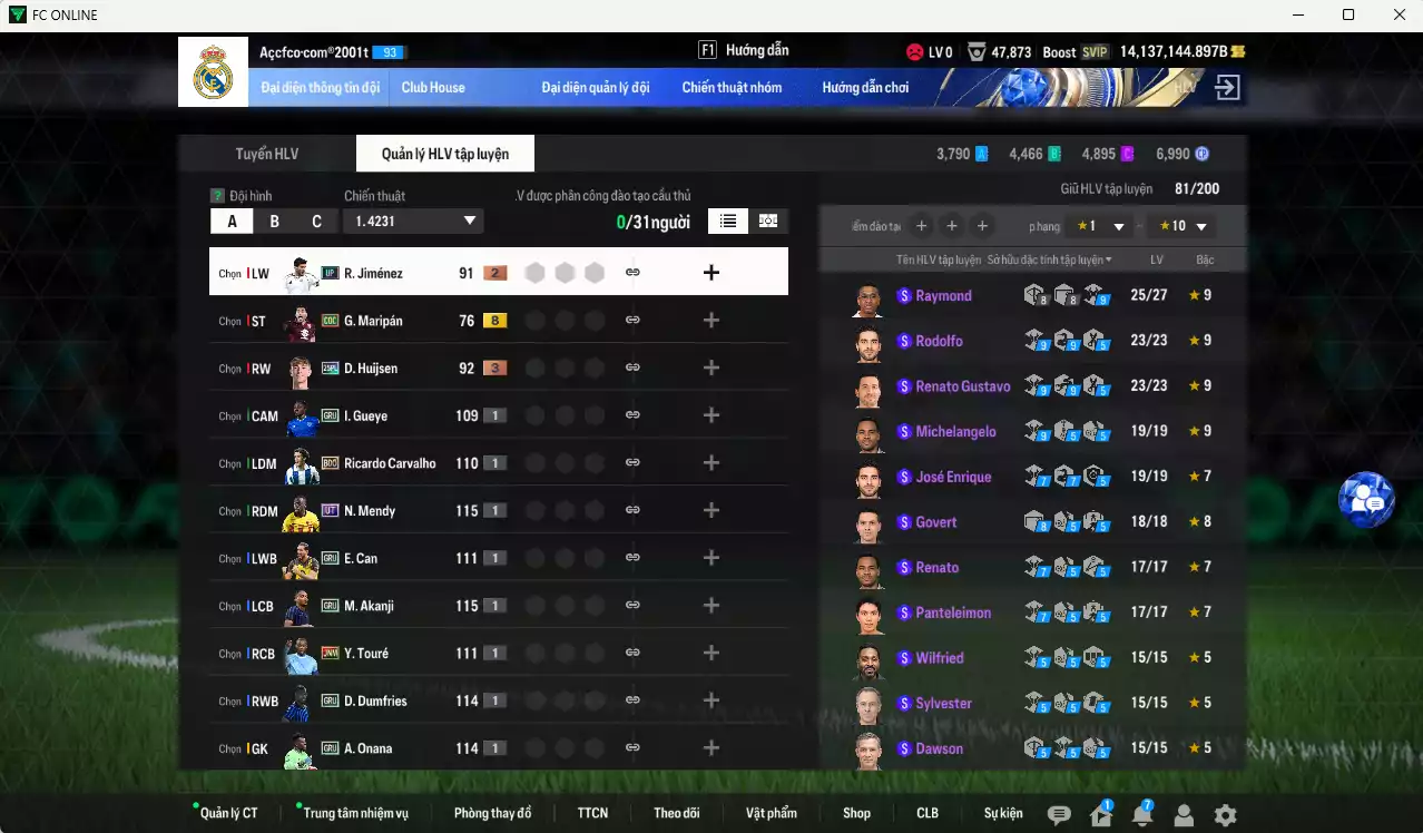 Ảnh ACC 14.137.144b trắng, có thẻ đổi tên. HLV Xịn, dư 320k TC