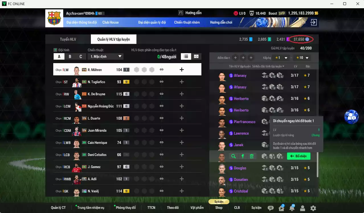 Ảnh ACC 1295183b trắng, có thẻ đổi tên, full miniface