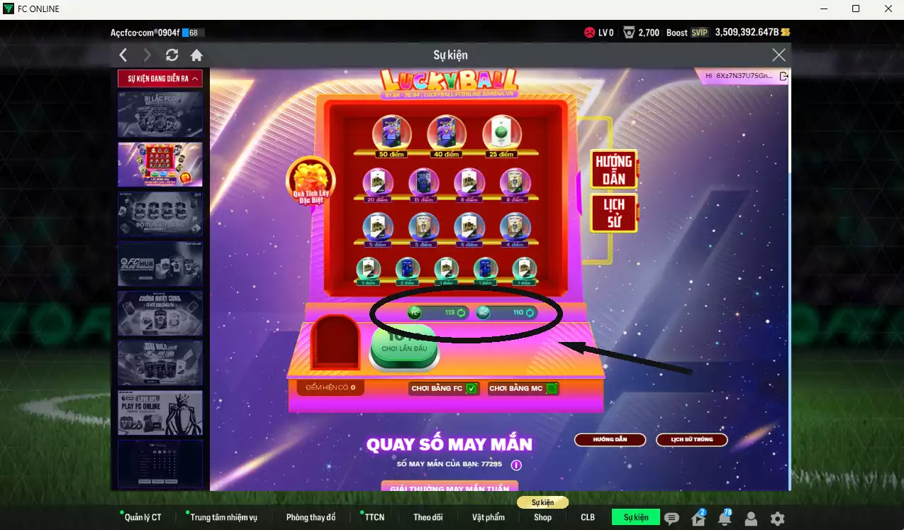 Ảnh [Tặng 200 FC+MC] ACC 3509392b trắng, có thẻ đổi tên, còn CP GIẢM THUẾ