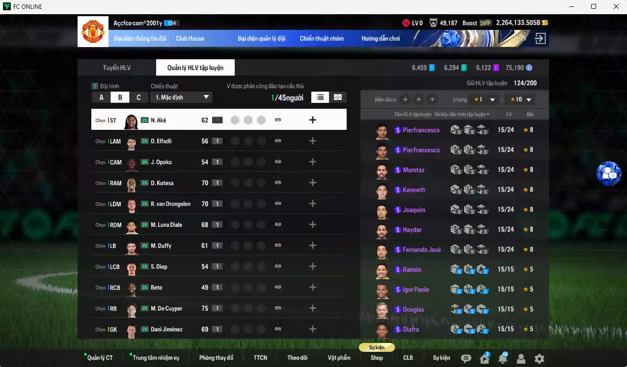 Ảnh [Tặng Gadellaa live+13] ACC 2264133b trắng, có thẻ đổi tên, còn nhiều SVIP vs CP GIẢM THUẾ. HLV Xịn, dư 240k TC