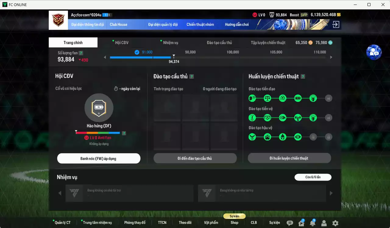 Ảnh ACC 6139520b trắng, có thẻ đổi tên, full miniface. HLV Xịn