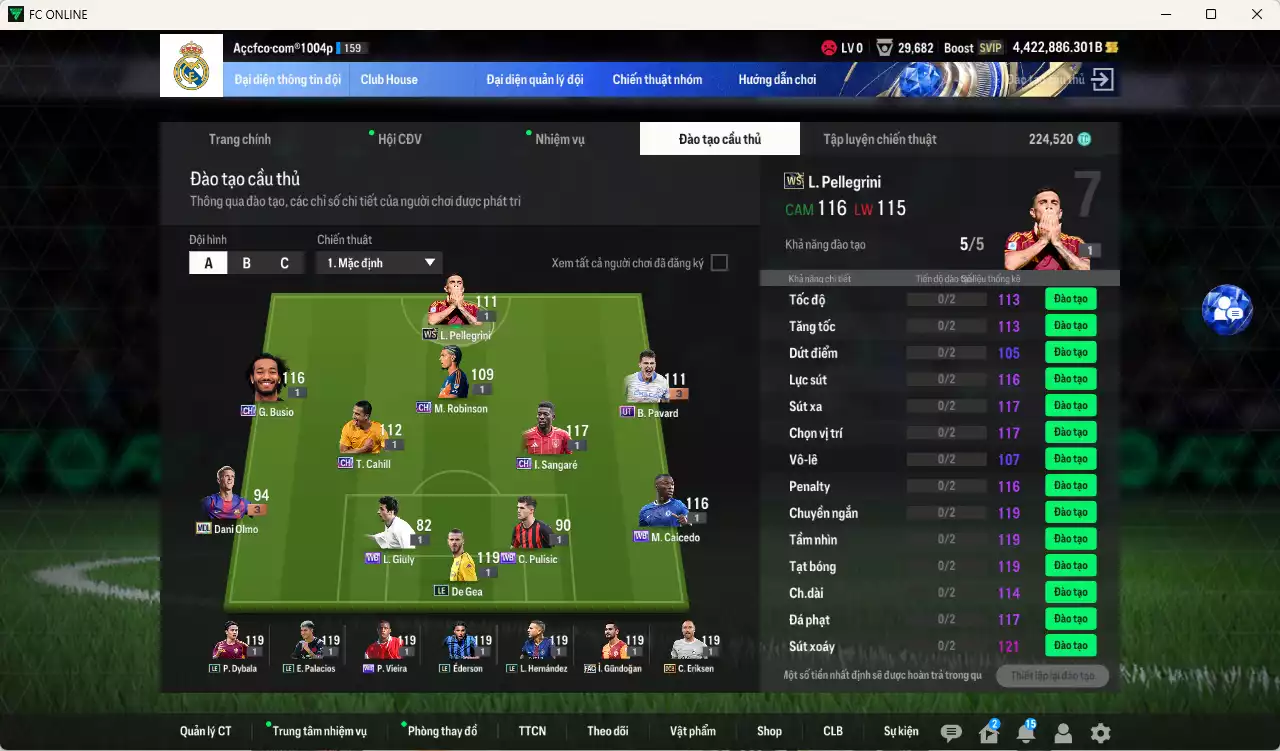 Ảnh ACC 4422886b trắng, có thẻ đổi tên, full miniface, còn CP GIẢM THUẾ. HLV Xịn, dư 220k TC