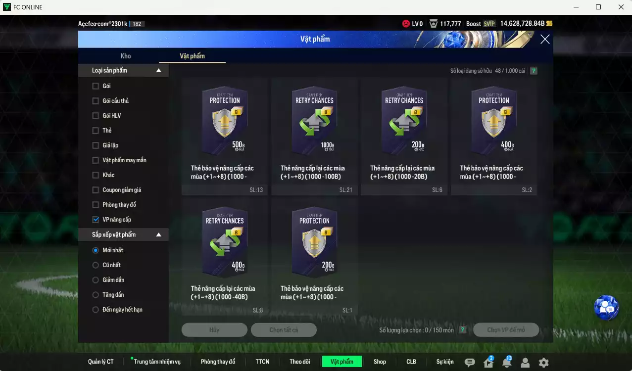 Ảnh [Tặng 6900FC] ACC 14.628.728b trắng, có thẻ đổi tên, full miniface, còn CP GIẢM THUẾ. HLV Xịn