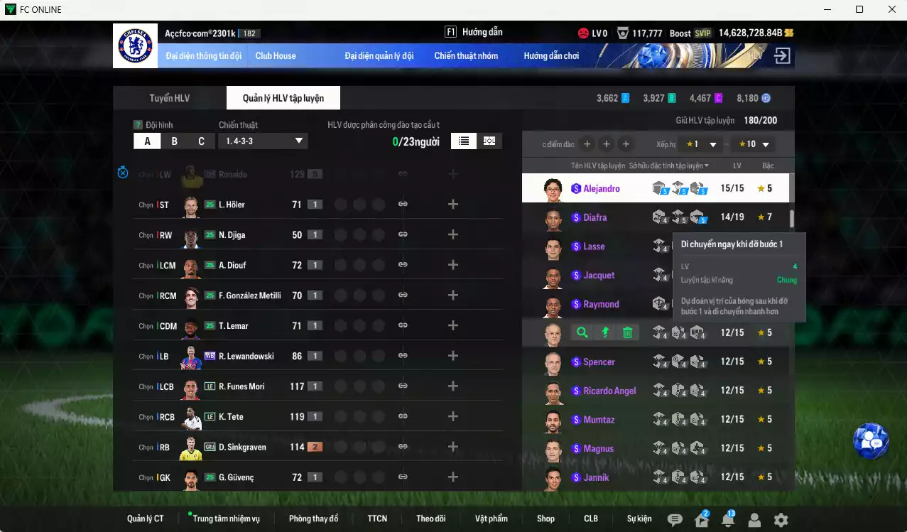 Ảnh [Tặng 6900FC] ACC 14.628.728b trắng, có thẻ đổi tên, full miniface, còn CP GIẢM THUẾ. HLV Xịn