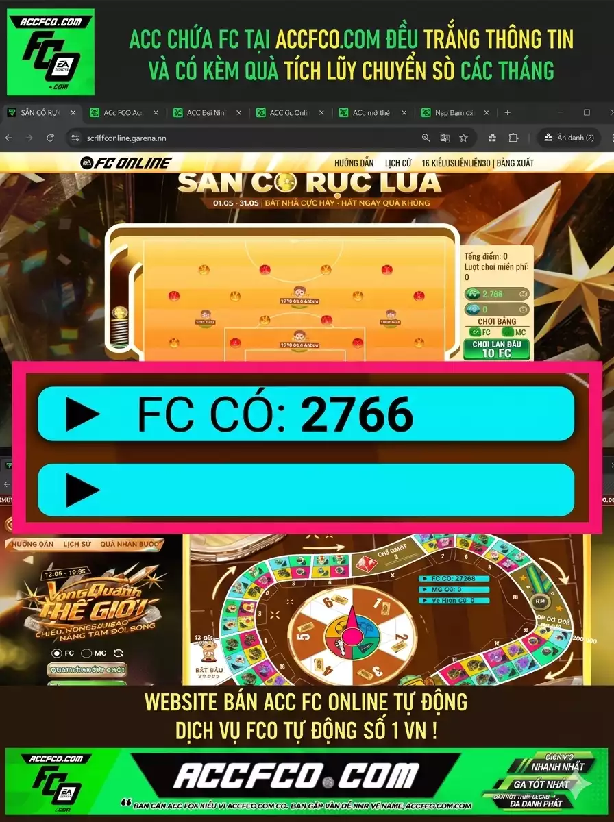 [CTV] ACC chứa 2766 FC trắng thông tin