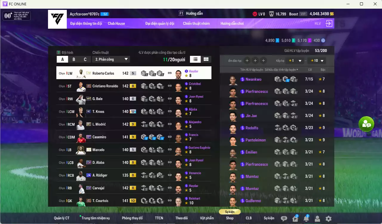 Ảnh Real Madrid 11.895.830b có Marcelo ITM, Carlos ITM, CR7 CC, Kroos MC+12... Còn CP GIẢM THUẾ