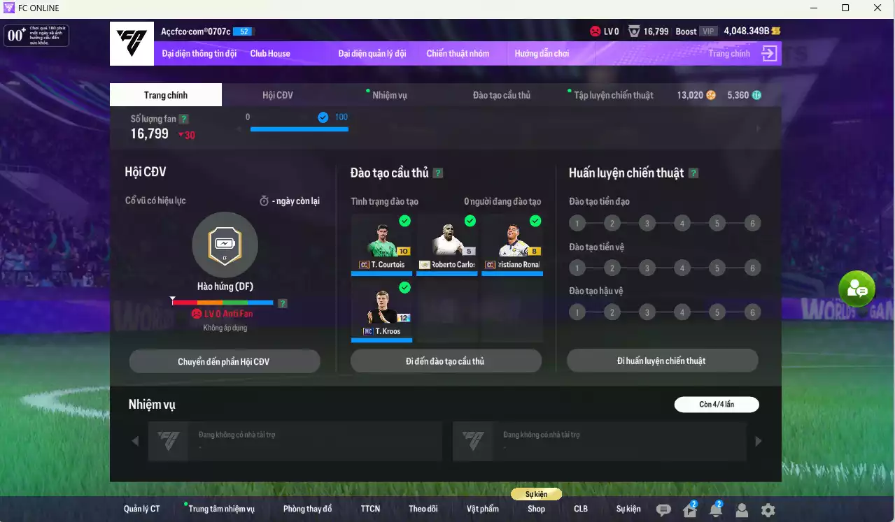 Ảnh Real Madrid 11.895.830b có Marcelo ITM, Carlos ITM, CR7 CC, Kroos MC+12... Còn CP GIẢM THUẾ