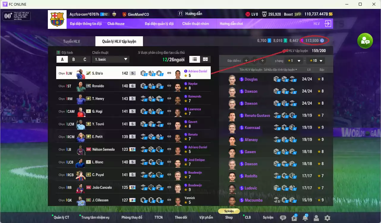Ảnh Barcelona 32.831.680b có Henry ITM, Eto ITM, Touré ITM, Puyol ITM, Petit ITM, Blanc ITM, Hagi ITM, Litmane ITM, Ronaldo FAC+6... Full miniface, còn nhiều CP GIẢM THUẾ. HLV Xịn, đã full đào tạo chiến thuật vs chỉ số cầu thủ