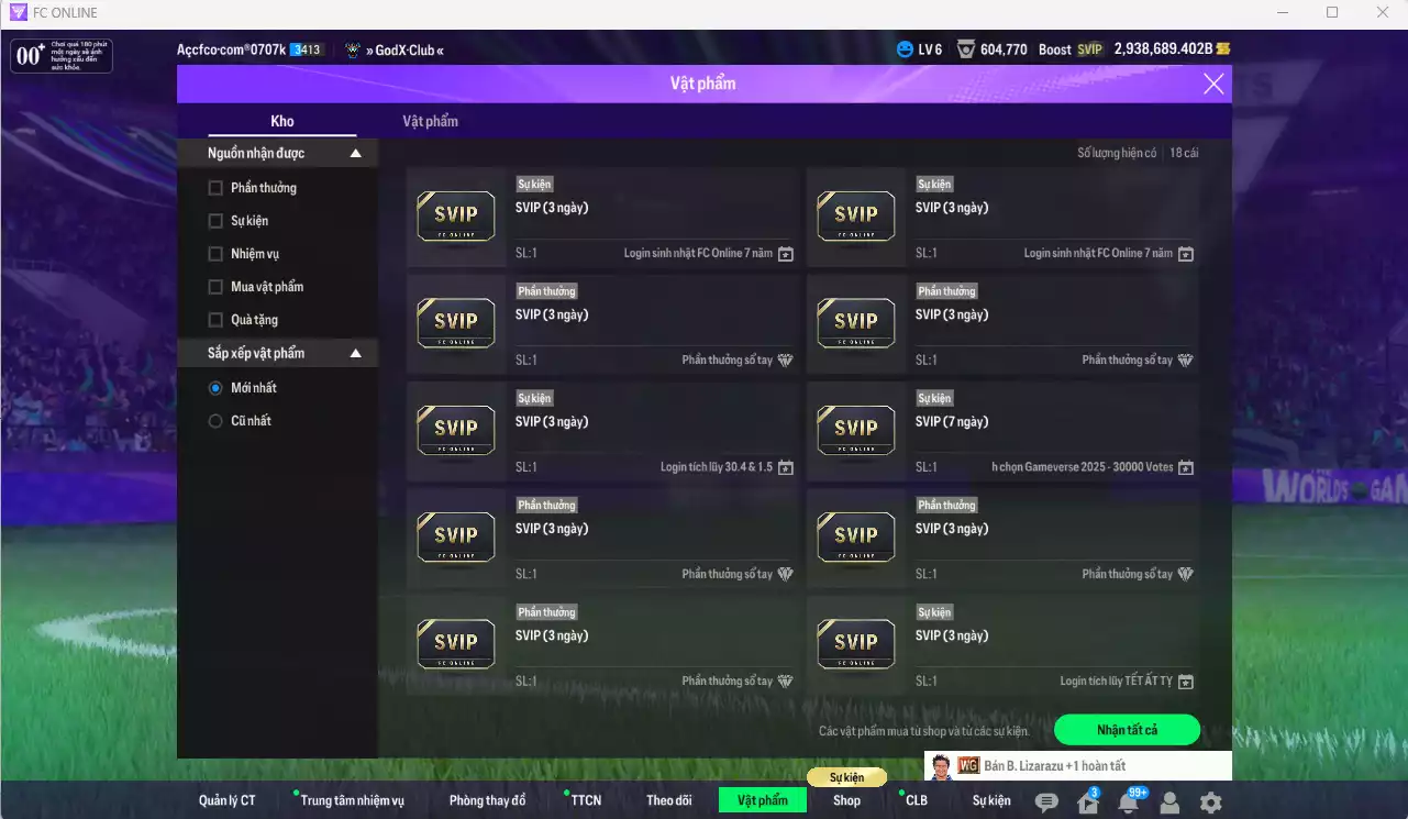 Ảnh Man Utd. 7.032.580b dư 2tr9b có Vidic ITM, Schweinsteiger ITM, CR7 CH+6, Beckham DC+9, Rooney CU, Park CC+10... vs 4 VN PRM. Full miniface, còn nhiều CP GIẢM THUẾ. HLV Xịn, đã đào tạo full chỉ số cầu thủ