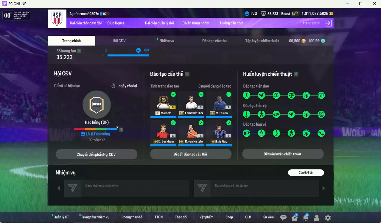 Ảnh [Hạng 884] Real Madrid 195.471.680b có Ronaldo ITM, Beckham ITM+6, Essien ITM+7, Van Gol ITM+6, Rudiger FAC, Figo ITM, Kaká ITM, Marcelo ICON+8, Hierro ITM+6... Còn rất nhiều CP GIẢM THUẾ. HLV Xịn, đã full đào tạo chiến thuật vs chỉ số cầu thủ. VIP KC Tháng 7