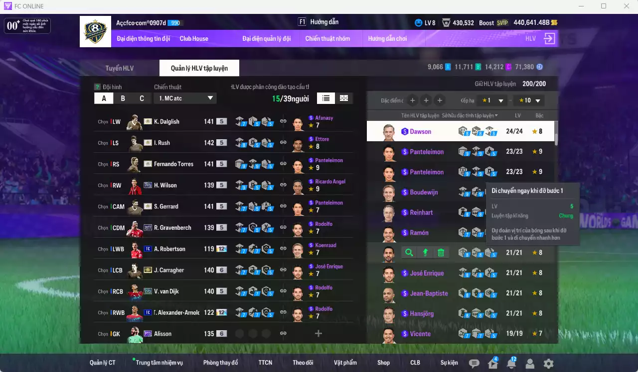 Ảnh Liverpool 15.376.600b (Team phụ VN PRM có Quang Hải IP+5) có Torres ITM, Rush ITM, Gerrard ITM, Dalglish ITM, Carragher ITM+6...  Full miniface, còn nhiều SVIP. HLV Siêu Xịn, đã đào tạo full chỉ số cầu thủ