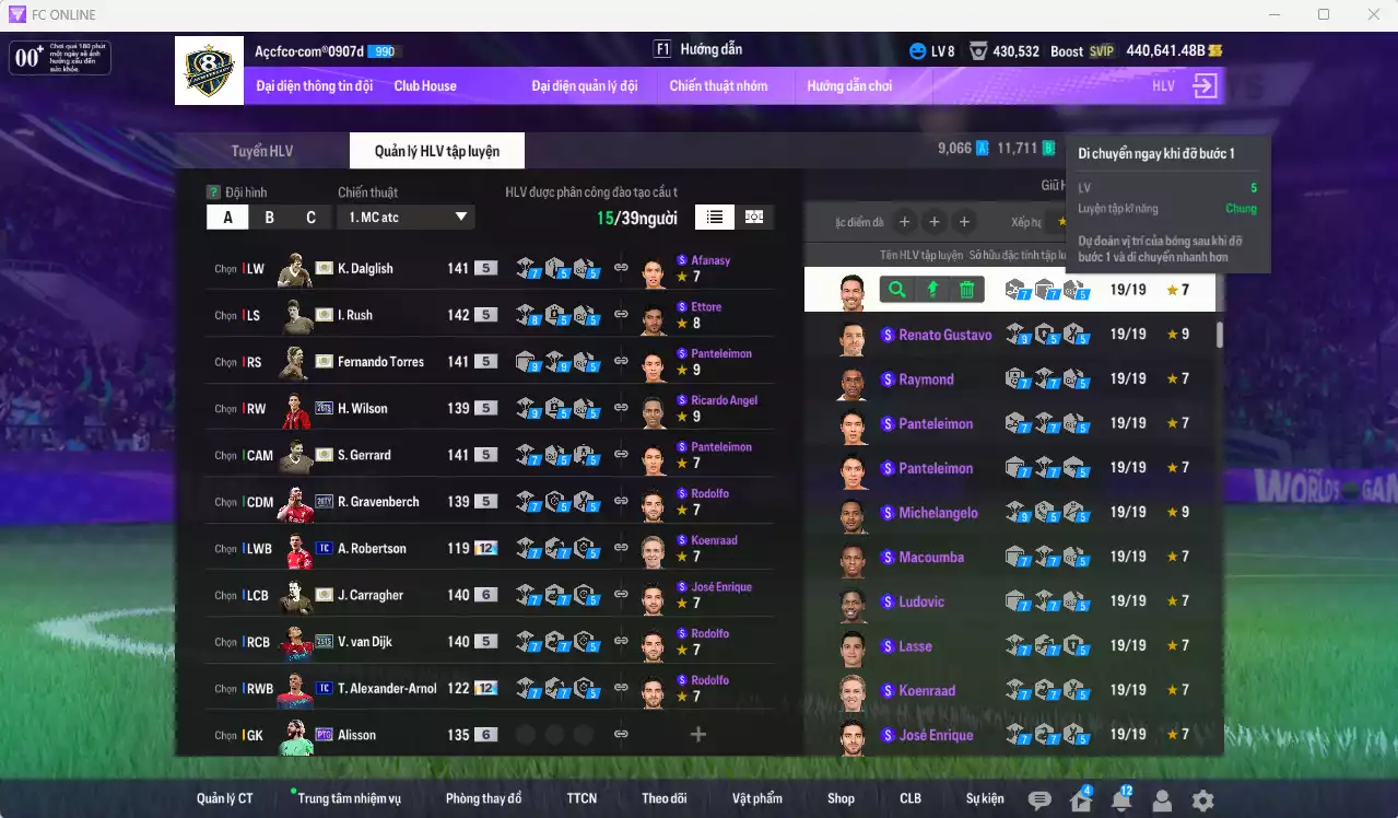 Ảnh Liverpool 15.376.600b (Team phụ VN PRM có Quang Hải IP+5) có Torres ITM, Rush ITM, Gerrard ITM, Dalglish ITM, Carragher ITM+6...  Full miniface, còn nhiều SVIP. HLV Siêu Xịn, đã đào tạo full chỉ số cầu thủ