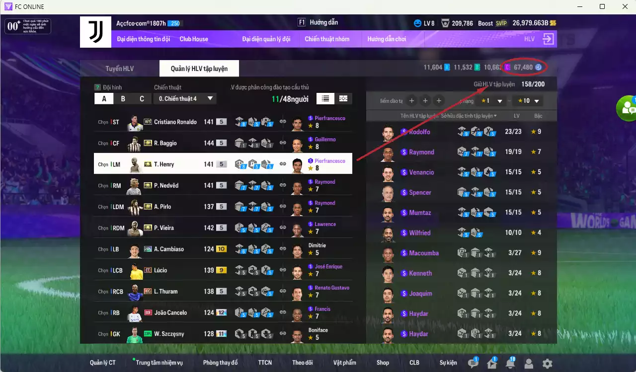 Ảnh Juventus 56.696.510b có Henry ITM, Baggio ITM, Nedved ITM, Vieira ITM, Pirlo ITM, CR7 WS... Còn nhiều CP GIẢM THUẾ. HLV Xịn, đã full đào tạo chiến thuật, dư 230k TC