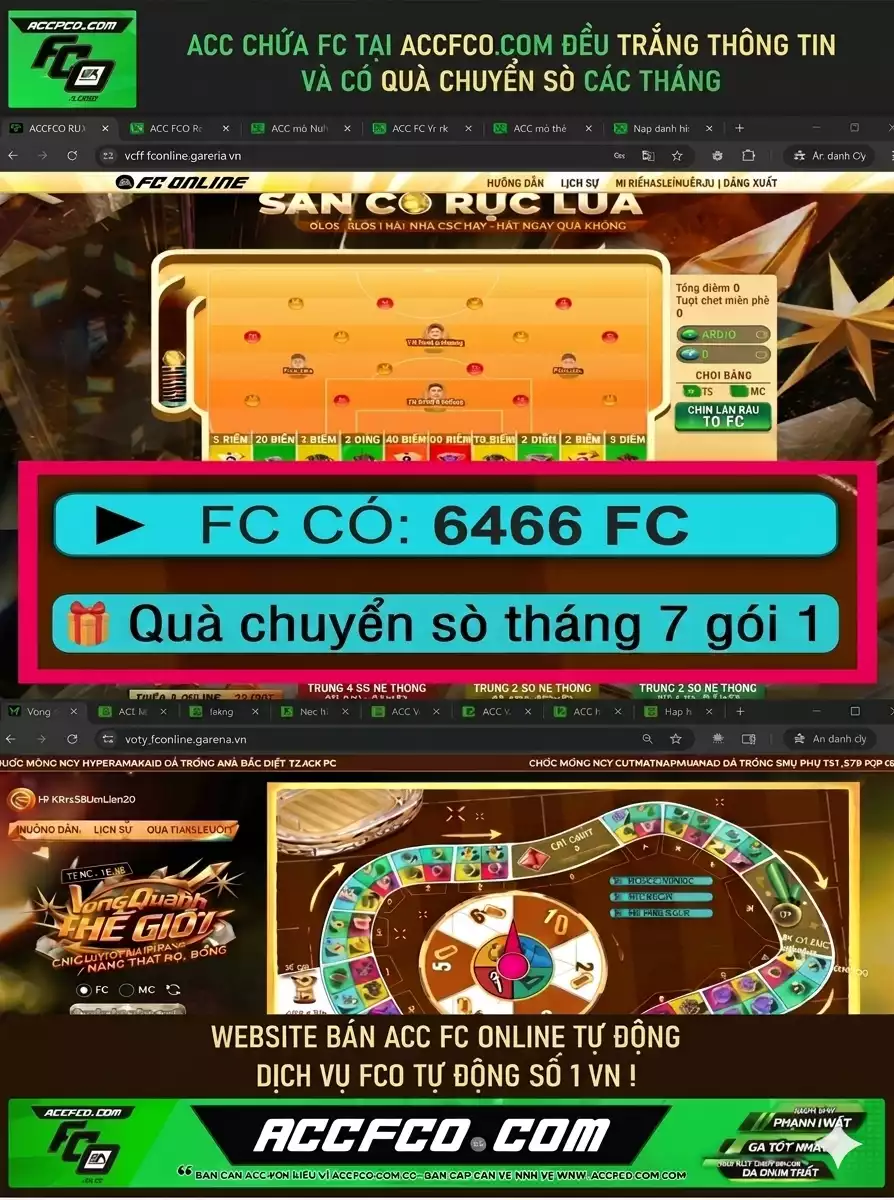 [CTV] ACC chứa 6466 FC trắng thông tin (kèm quà TL Chuyển Sò Tháng 7 gói 1🎁)