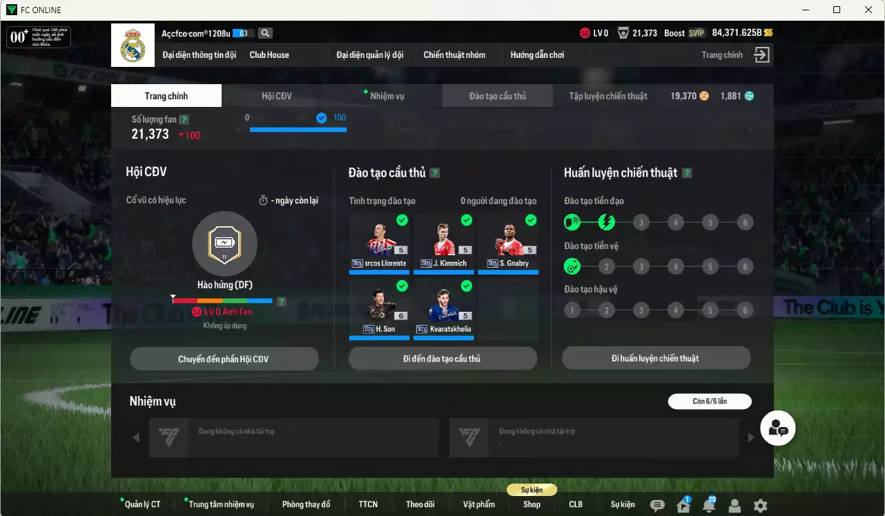 Ảnh Full mùa 26TS 6.916.900b có Valverde, H. Son+6, Kvaratskhelia, Kimmich, Van Dijk, Upamecano, Gnabry, Llorente... 25TS. HLV Xịn