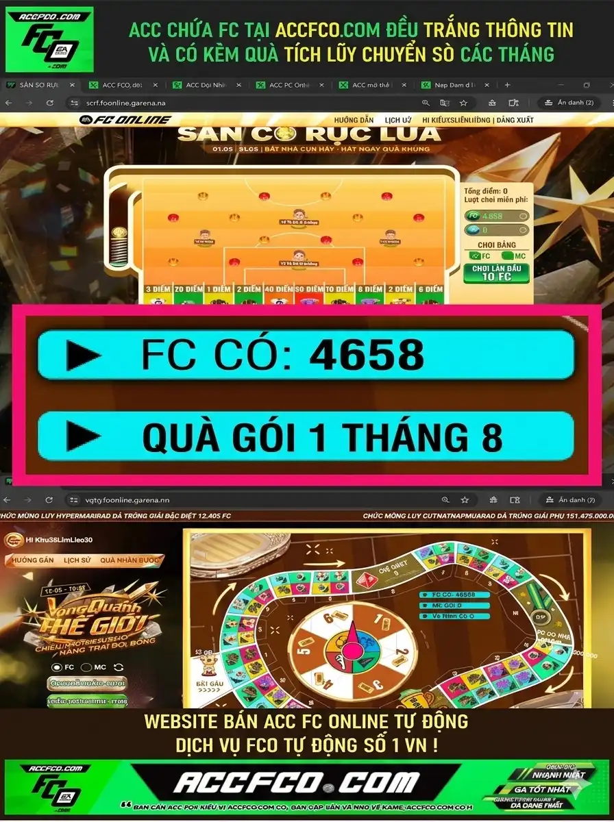[CTV] ACC chứa 4658 FC trắng thông tin