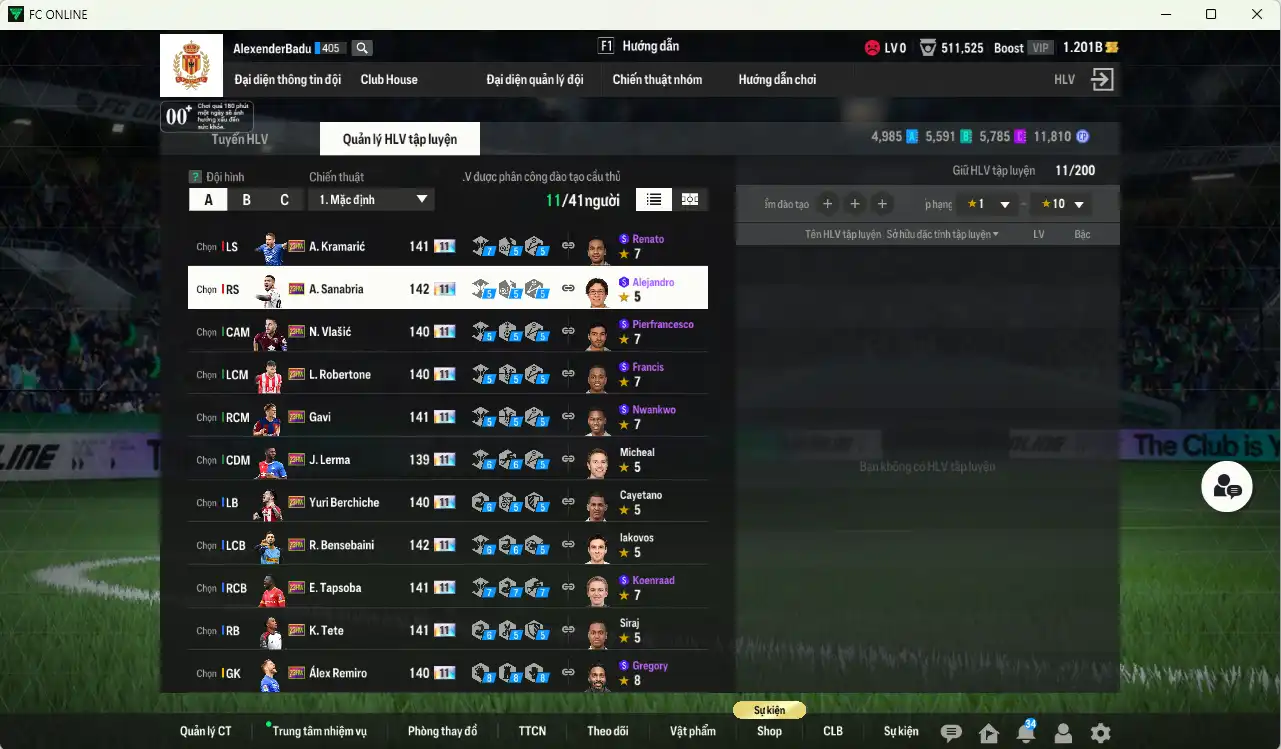 Ảnh Full mùa 23HW+11 (gắn được CSAV) 19.696b dư 1.2b có Sanabria, Bensebaini, Yuri Berchiche, Gavi, Tete, Kramaric, Vlasic.. 23HW+11, Full miniface. HLV Xịn