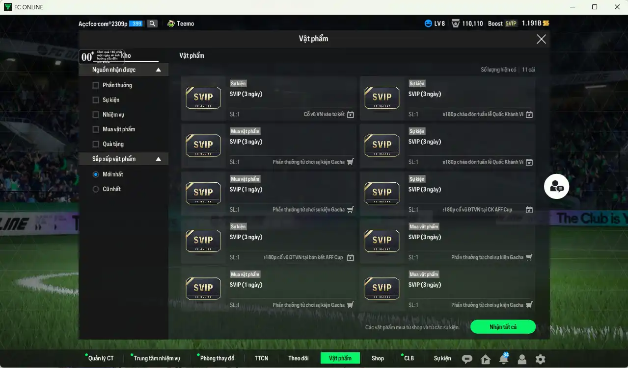 Ảnh Liverpool 36.039b dư 1.1b có Rush ITM+6, Gerrard ITM, Dalglish ITM, Suárez GRY, Isak 24EP+9, Van Dijk 26TS+6, Cole UT+10… Còn nhiều Coin ITM. HLV Xịn