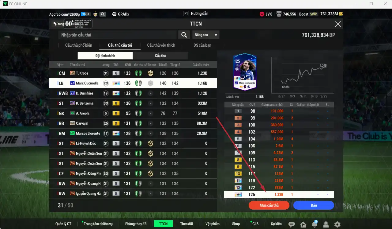 Ảnh Real Madrid 131.712b có Beckham ITM, Figo ITM, Kaká ITM, Rudiger FAC, Militao FAC, Bellingham 26TY, Cucurella 22UCL+13, Dumfries 21UCL+11, Theo LOL+11…  Full miniface, còn rất nhiều thẻ GIẢM THUẾ. HLV Siêu Xịn, dư nhiều CP, đã full đào tạo chiến thuật lẫn chỉ số ct