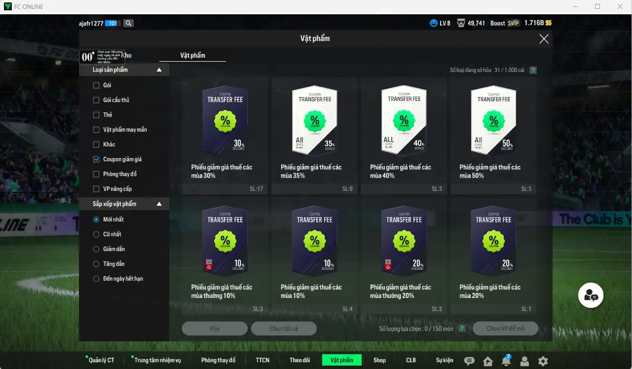 Ảnh AC Milan 12.239b dư 1,7b có Ronaldo WG, Calhanoglu WG, Baggio WG, Vieira EBS+11, Essien LN+11, Ronaldinho CU… Còn nhiều thẻ GIẢM THUẾ. HLV Xịn