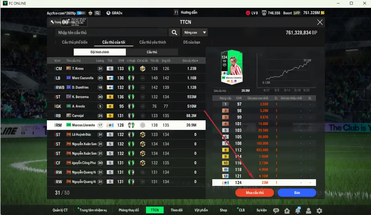 Ảnh Real Madrid 131.712b có Beckham ITM, Figo ITM, Kaká ITM, Rudiger FAC, Militao FAC, Bellingham 26TY, Cucurella 22UCL+13, Dumfries 21UCL+11, Theo LOL+11…  Full miniface, còn rất nhiều thẻ GIẢM THUẾ. HLV Siêu Xịn, dư nhiều CP, đã full đào tạo chiến thuật lẫn chỉ số ct