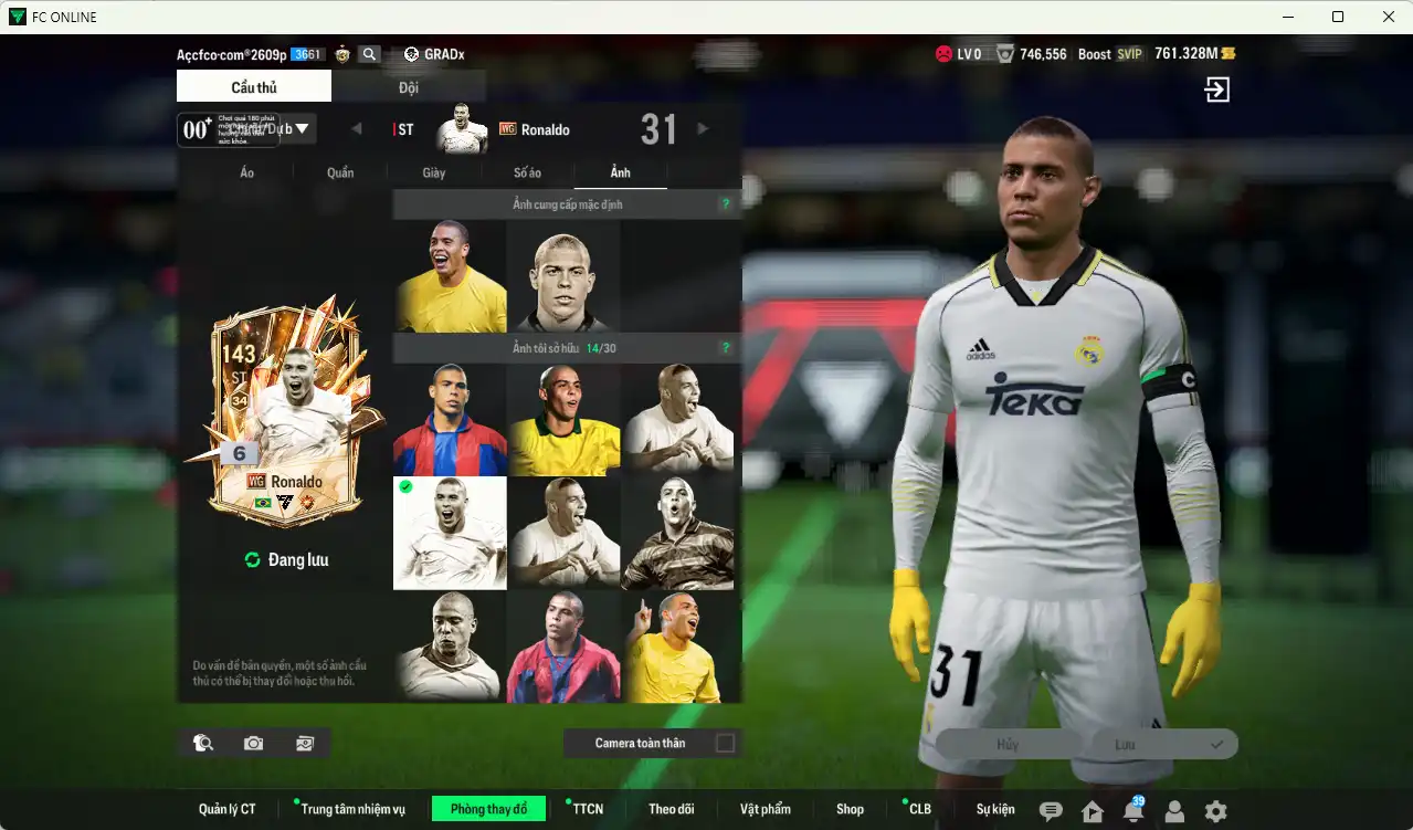 Ảnh Real Madrid 131.712b có Beckham ITM, Figo ITM, Kaká ITM, Rudiger FAC, Militao FAC, Bellingham 26TY, Cucurella 22UCL+13, Dumfries 21UCL+11, Theo LOL+11…  Full miniface, còn rất nhiều thẻ GIẢM THUẾ. HLV Siêu Xịn, dư nhiều CP, đã full đào tạo chiến thuật lẫn chỉ số ct
