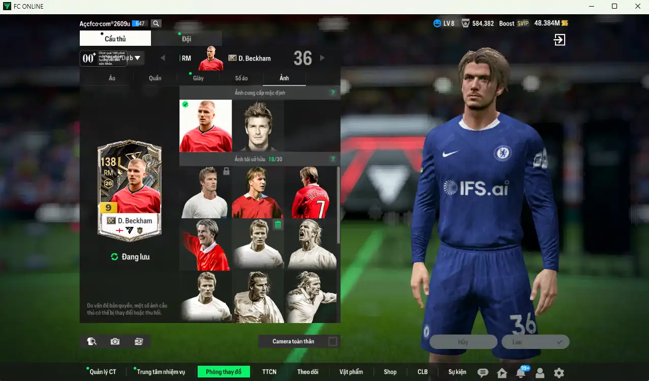 Ảnh AC Milan mix Quốc dân 90.644b có Van Basten ITM, Kaká ITM, Vieira ITM, Dembélé 26TS+6, Kvaratskhelia 26TS+6, Gullit CFA+11, Hùng Dũng IP… Full miniface, còn nhiều thẻ GIẢM THUẾ. HLV Xịn, đã full đào tạo chiến thuật, dư rất nhiều CP vs TC