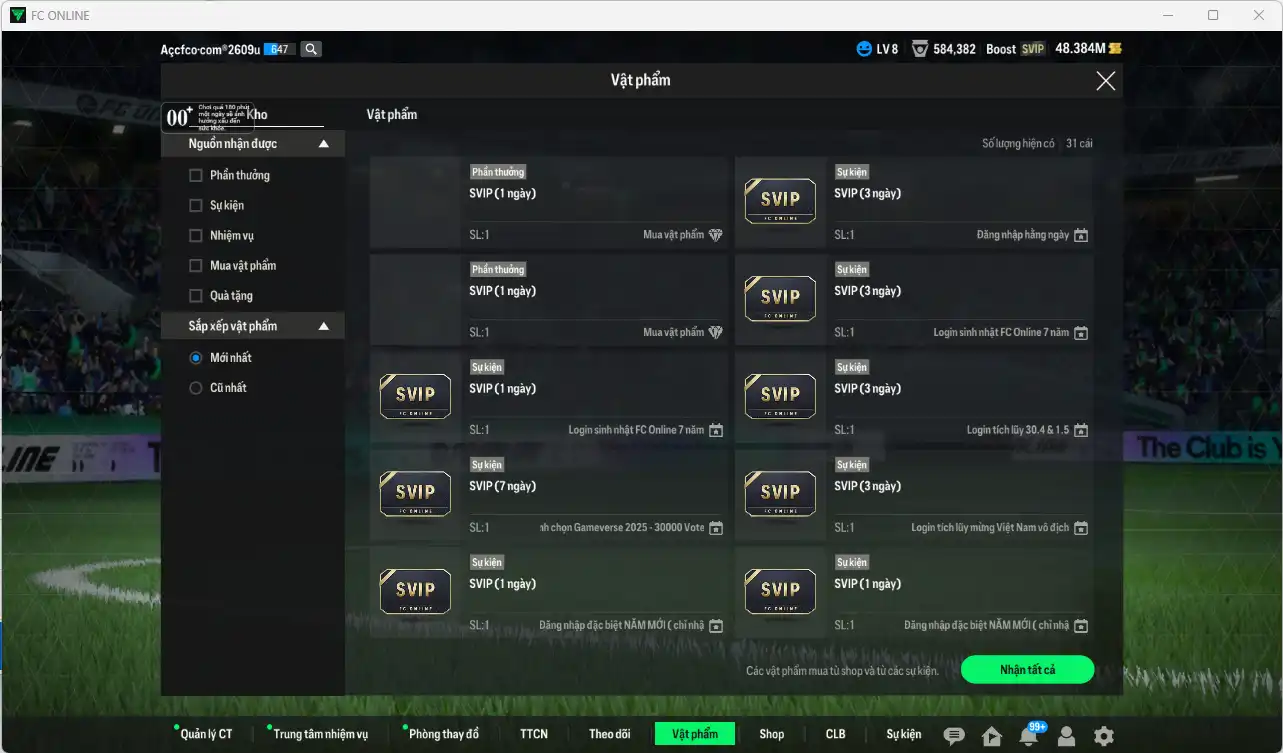 Ảnh AC Milan mix Quốc dân 90.644b có Van Basten ITM, Kaká ITM, Vieira ITM, Dembélé 26TS+6, Kvaratskhelia 26TS+6, Gullit CFA+11, Hùng Dũng IP… Full miniface, còn nhiều thẻ GIẢM THUẾ. HLV Xịn, đã full đào tạo chiến thuật, dư rất nhiều CP vs TC