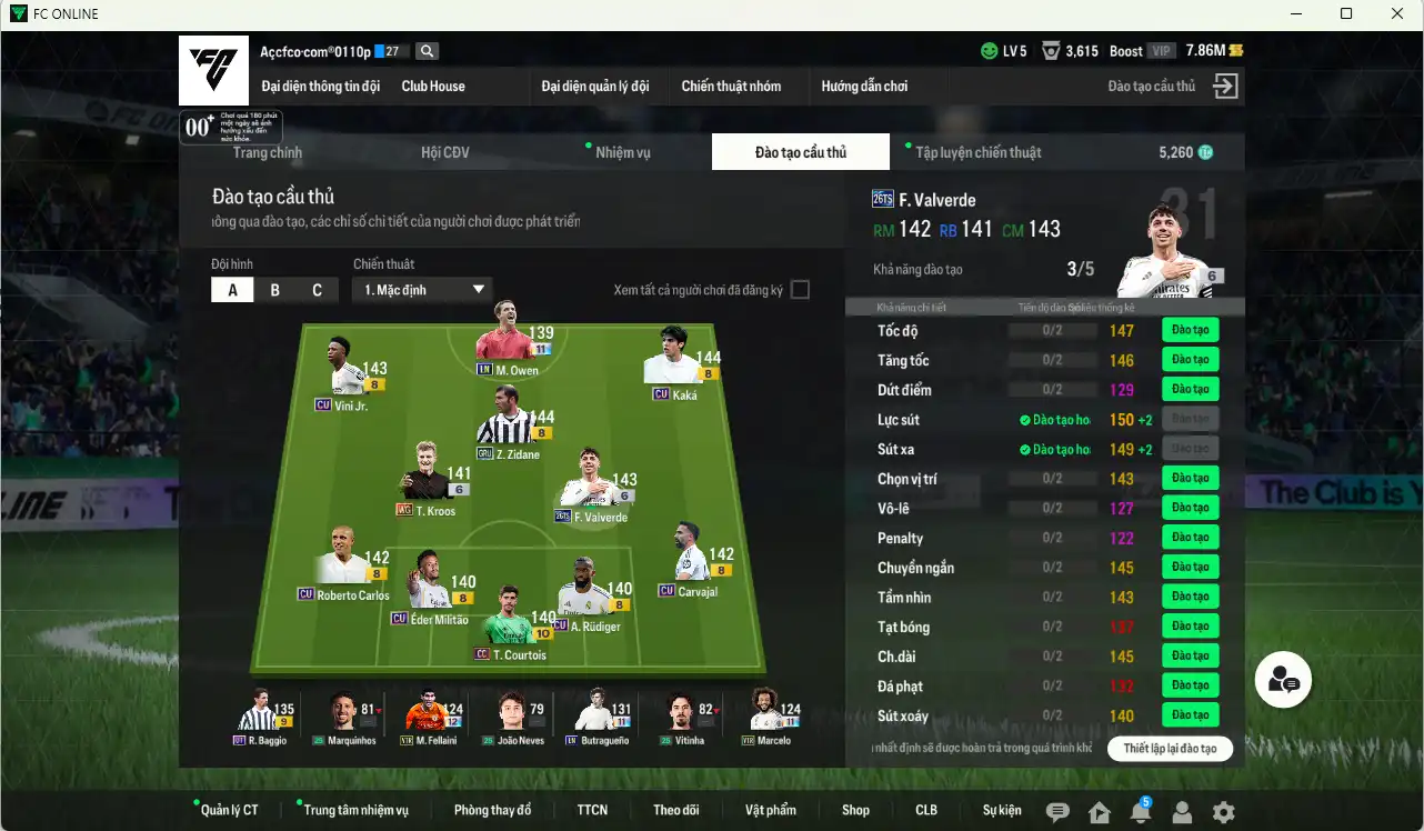 Ảnh Real Madrid 16.158b có Valverde 26TS+6, Kaká CU, Zidane GRU, Kroos GW+6, Owen LN+11, Marcelo VTR+11, Butragueno LN+11…